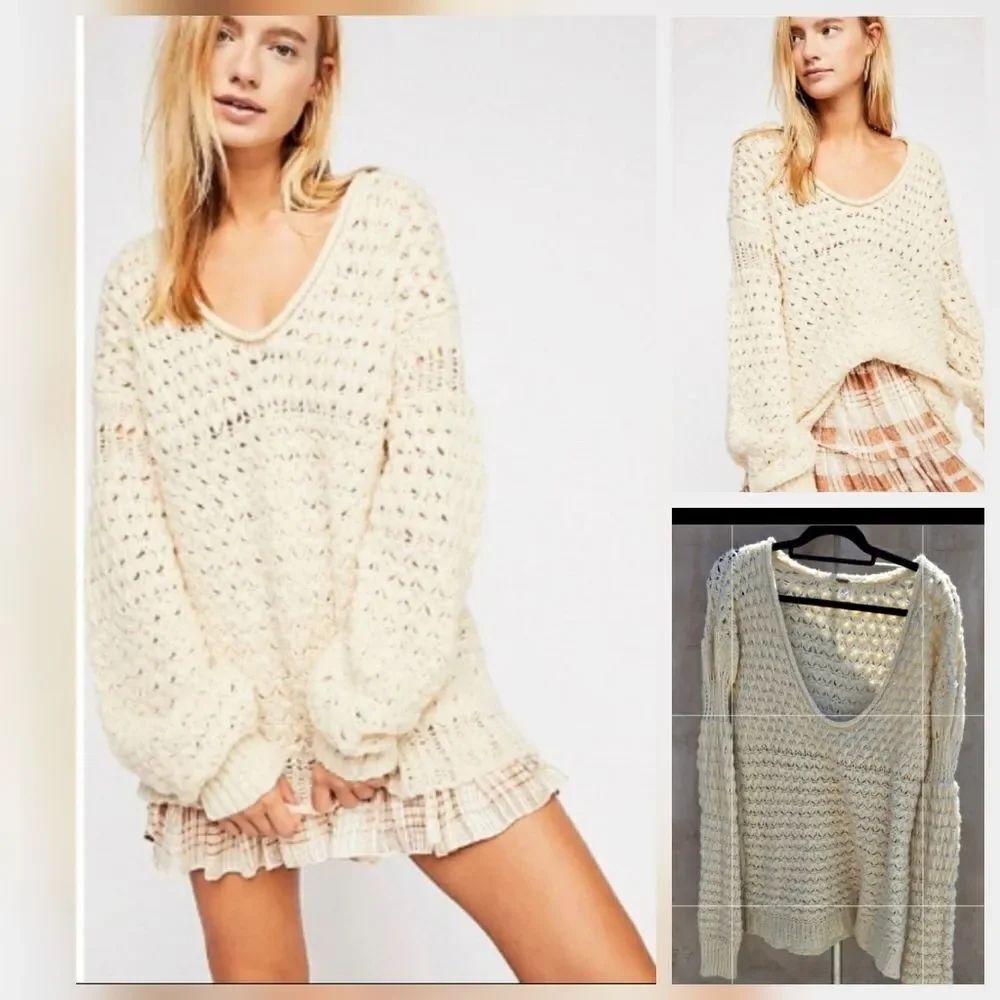 Free People Crashing Waves Pullover